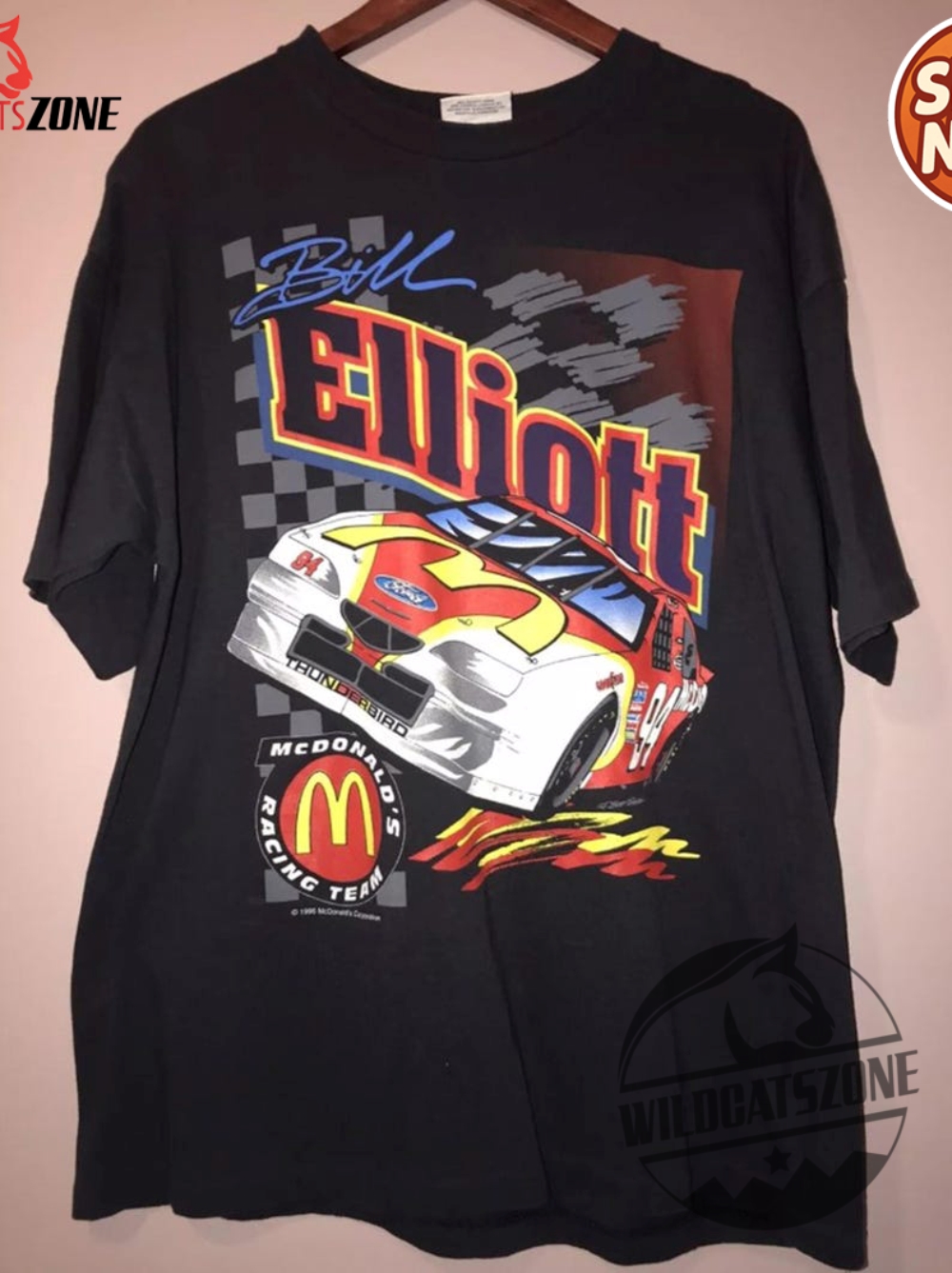 Vintage 1996 Bill Elliott Nascar Racing T Shirt Bill Elliott Shirt 90S Nascar Shirts