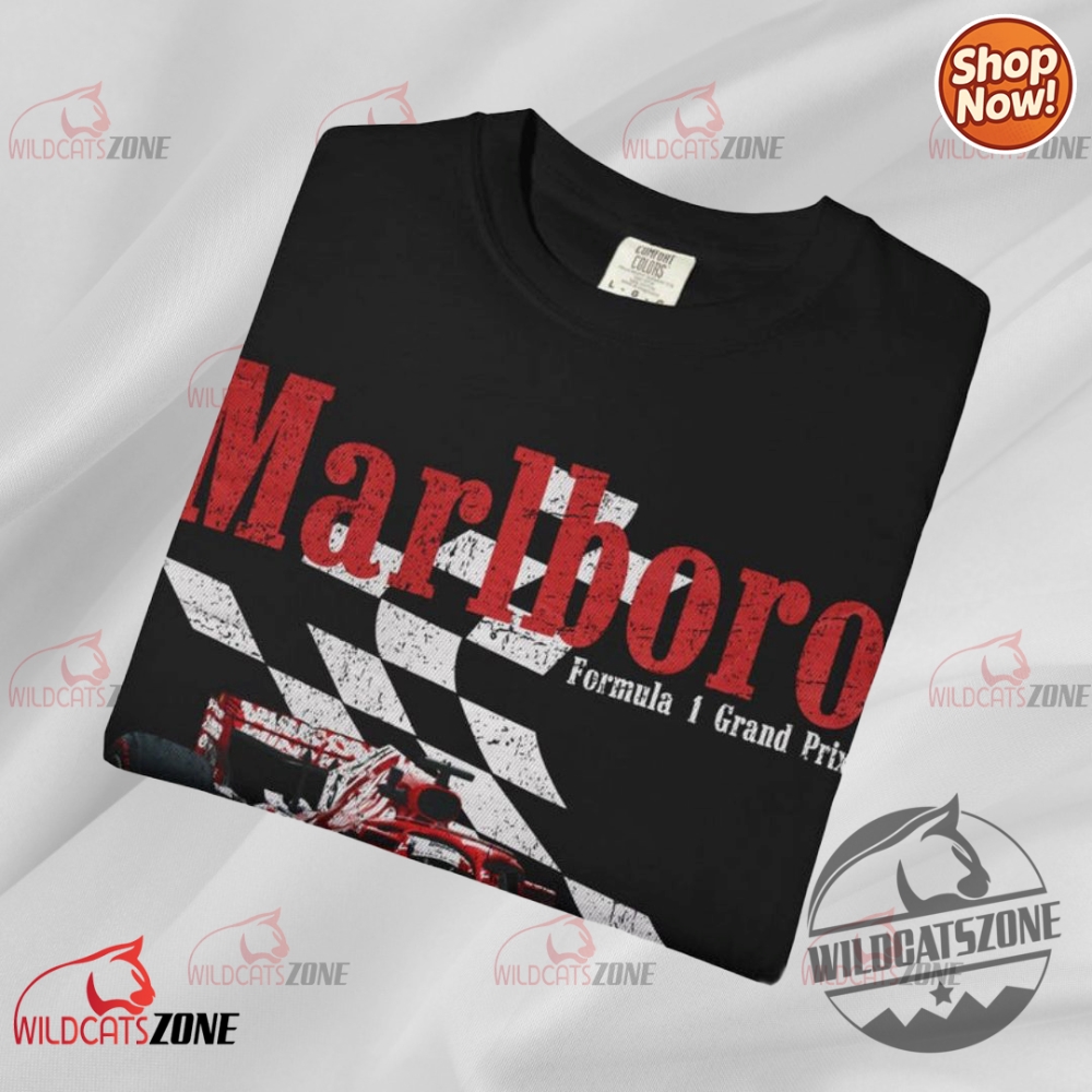 Vintage Marlboro Racing Tee Unisex Motorsport Shirt Retro Formula One Tshirt Mens Womens 3 Vintage Marlboro Racing Tee Unisex Motorsport Shirt Retro Formula One tshirt mens womens