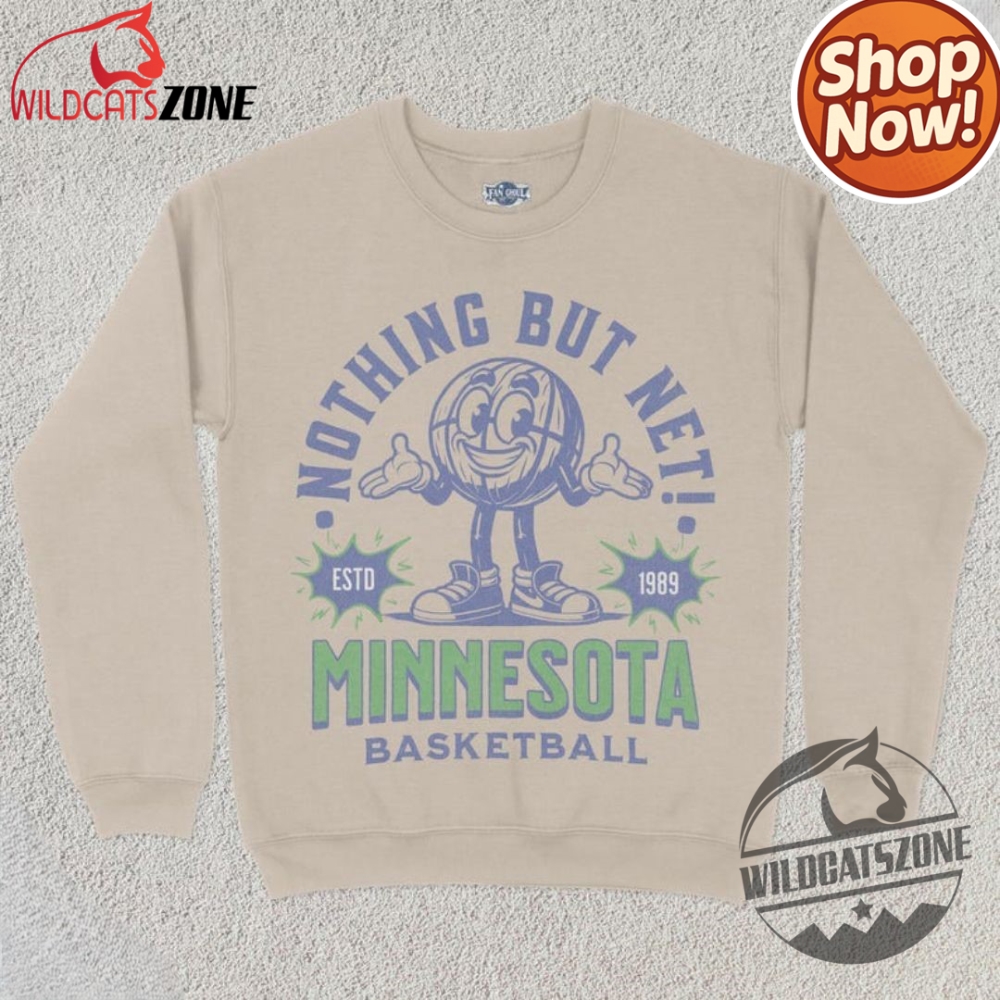 Retro Minnesota Basketball Sweatshirt Vintage 70S Mascot Sports Sweater Timberwolve Merch