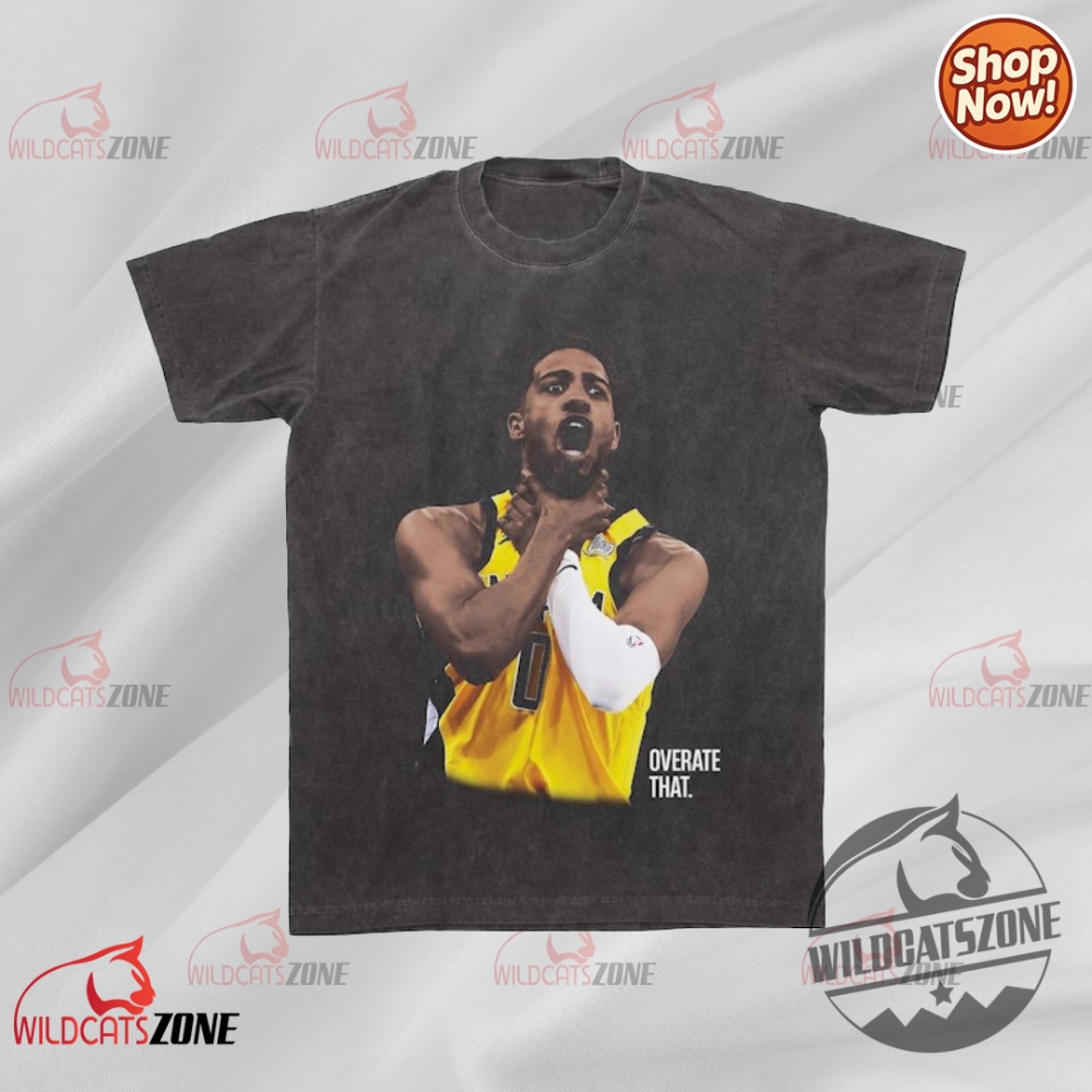 Tyrese Haliburton Overate That 2025 Playoff Tee Nba Conference Finals Playoff T Shirt 4 Tyrese Haliburton Overate That 2025 Playoff Tee NBA Conference Finals Playoff T Shirt