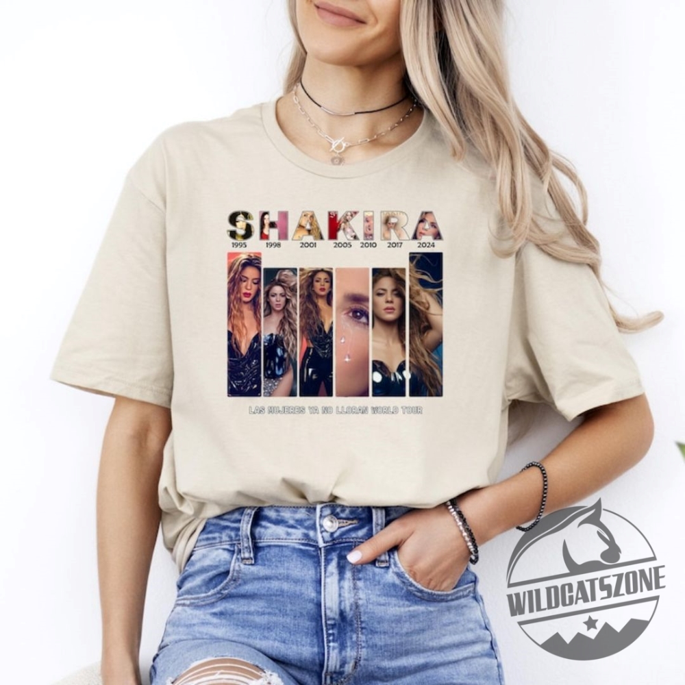 Las Mujeres Ya No Lloran World Tour Shirt Shakira Fan T Shirt Shakira 2025 Concert Shirts Mens Womens 4 Las Mujeres Ya No Lloran World Tour Shirt Shakira Fan T Shirt Shakira 2025 Concert Shirts Mens Womens