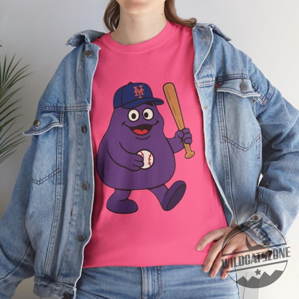 New York Mets Baseball Grimace Shirt Hoodie Sweatshirt Unique Grimace X Mlb 12 New York Mets Baseball Grimace Shirt Hoodie Sweatshirt Unique Grimace X MLB