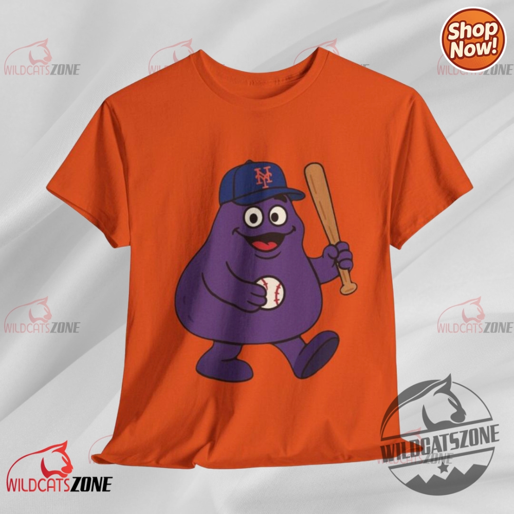 New York Mets Baseball Grimace Shirt Hoodie Sweatshirt Unique Grimace X Mlb 14 New York Mets Baseball Grimace Shirt Hoodie Sweatshirt Unique Grimace X MLB