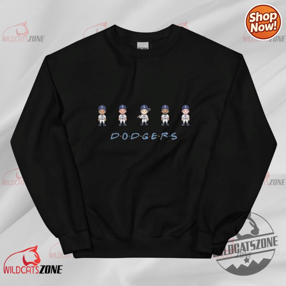 Friends Los Angeles Dodgers Shirt Crewneck Sweatshirt And Hoodie 12 Friends Los Angeles Dodgers Shirt Crewneck Sweatshirt And Hoodie