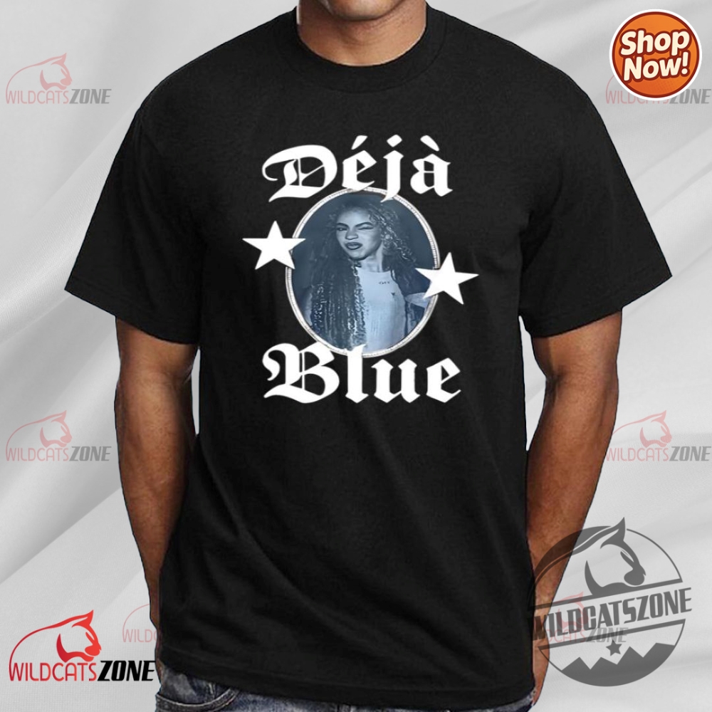 Trendy Statement Apparel: Sports, Culture & Iconic Moments in Every Stitch 2 Deja Blue Shirt Crewneck Pullover