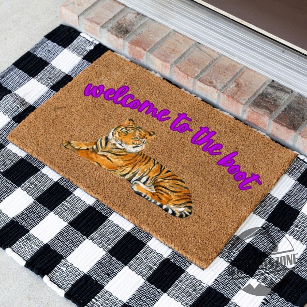 Welcome To The Boot Doormat Lsu Tiger Fan Welcome Mat Game Day Front Door Rug Geaux Tigers Entry Mat 15 Welcome To The Boot Doormat Lsu Tiger Fan Welcome Mat Game Day Front Door Rug Geaux Tigers Entry Mat wildcatszone 5