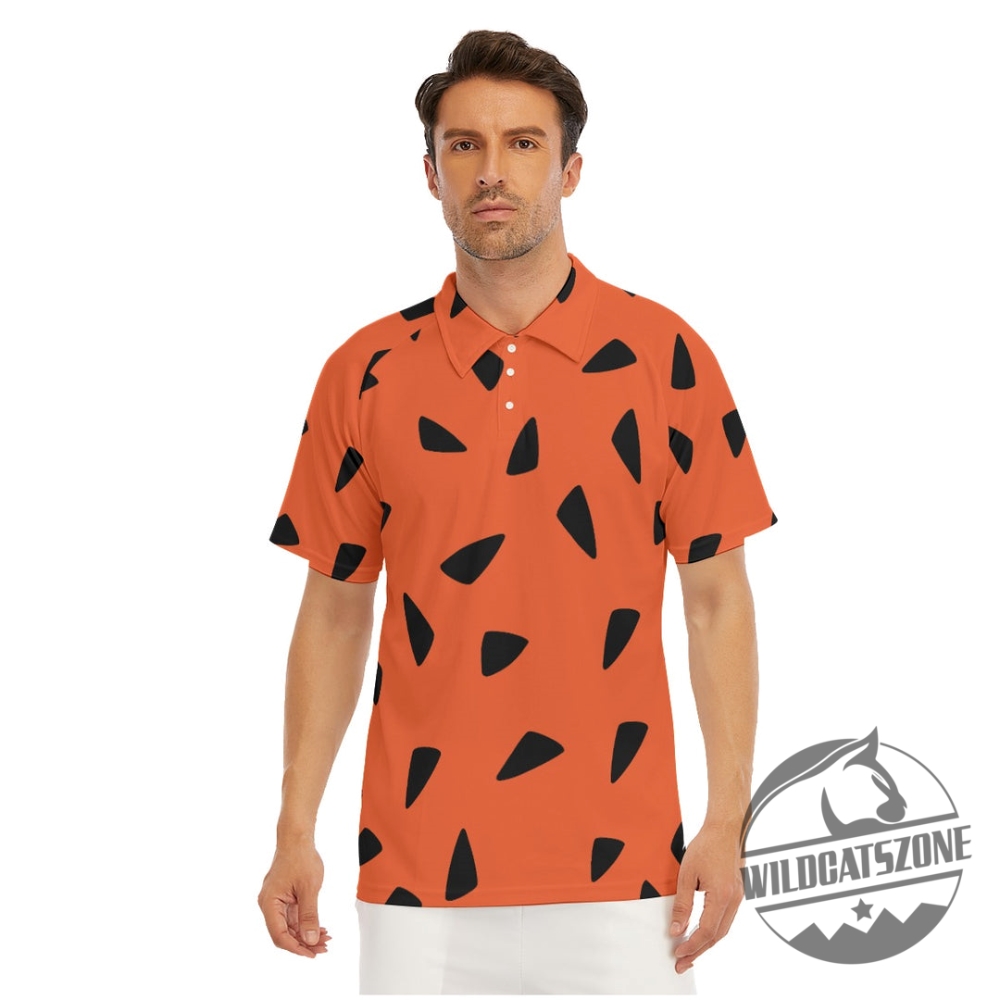 Fred Flintstone Golf Shirt Polo Shirt Mens Womens