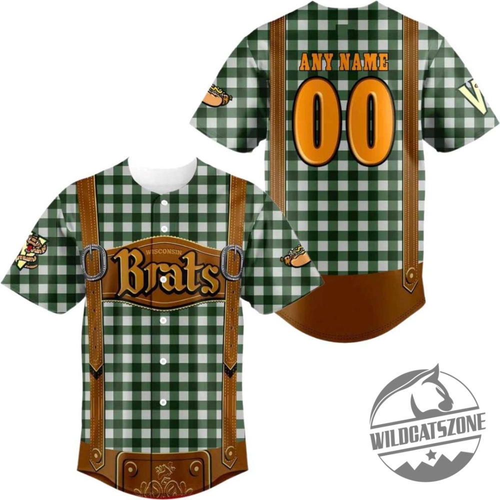 Unique Baseball & Tribute Shirts of 2025: From Celebrity Collabs to Cultural Heritage Styles 7 Wisconsin Flying Brats Team Fan Shirts Baseball Shirt Jersey