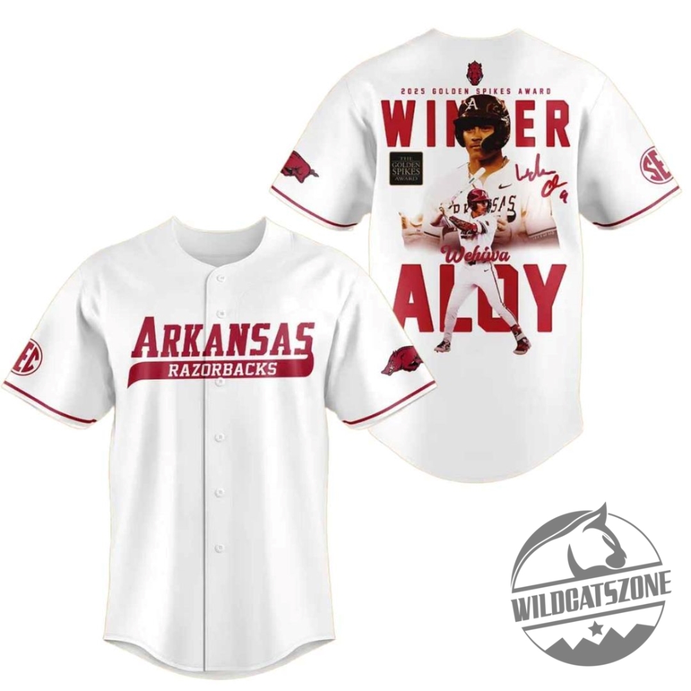 Unique Baseball & Tribute Shirts of 2025: From Celebrity Collabs to Cultural Heritage Styles 8 Golden Spikes Shirt Wehiwa Kapahulehua Aloy 2025 Award Baseball Shirt Jerseys