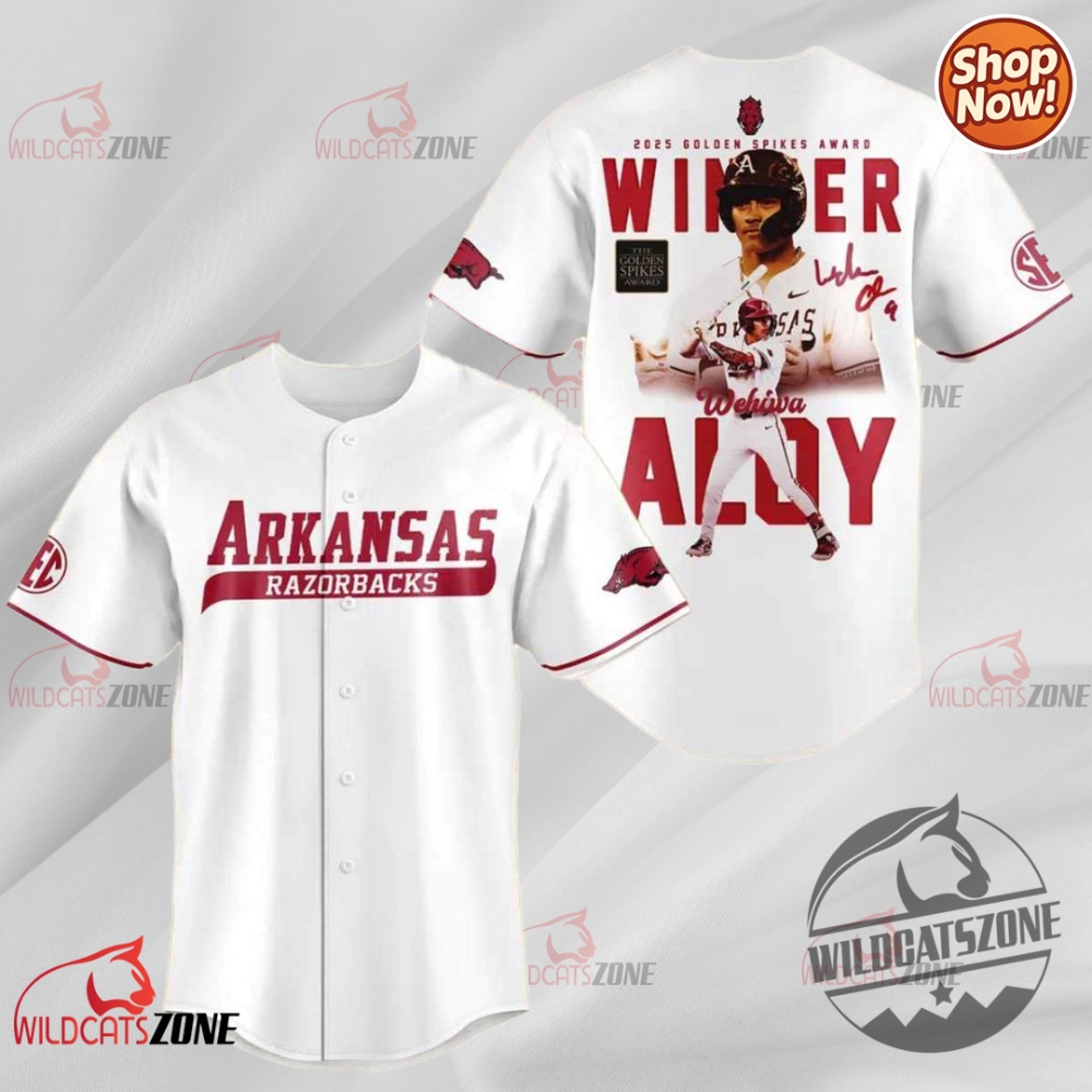 Golden Spikes Shirt Wehiwa Kapahulehua Aloy 2025 Award Baseball Shirt Jerseys 5 Golden Spikes Shirt Wehiwa Kapahulehua Aloy 2025 Award Baseball shirt Jerseys