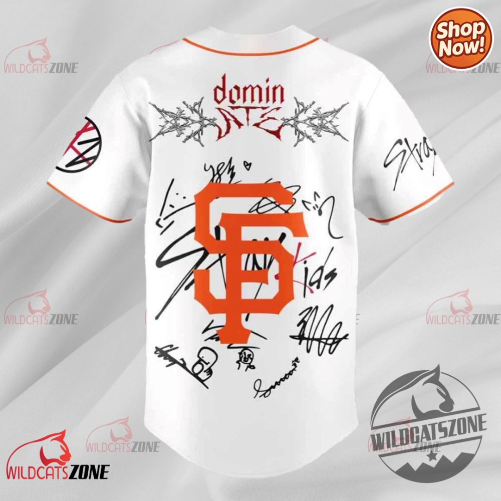 San Francisco Giants X Stray Kids Collaboration Shirts Baseball Shirt Jersey 3 San Francisco Giants x Stray Kids Collaboration Shirts Baseball shirt Jersey