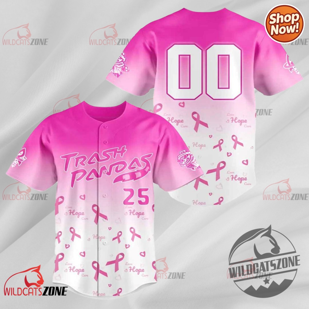 Unique Baseball & Tribute Shirts of 2025: From Celebrity Collabs to Cultural Heritage Styles 12 Cancer Awareness Shirt Rocket City Trash Pandas Pink Night Jerseys Baseball Shirt