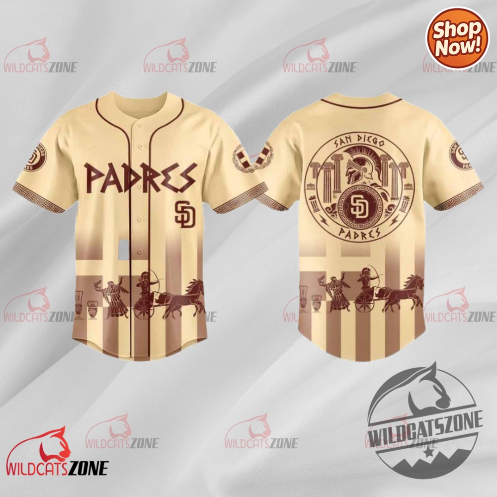 Unique Baseball & Tribute Shirts of 2025: From Celebrity Collabs to Cultural Heritage Styles 13 Greek Heritage Shirt San Diego Padres 2025 Celebration Baseball Shirt Jerseys