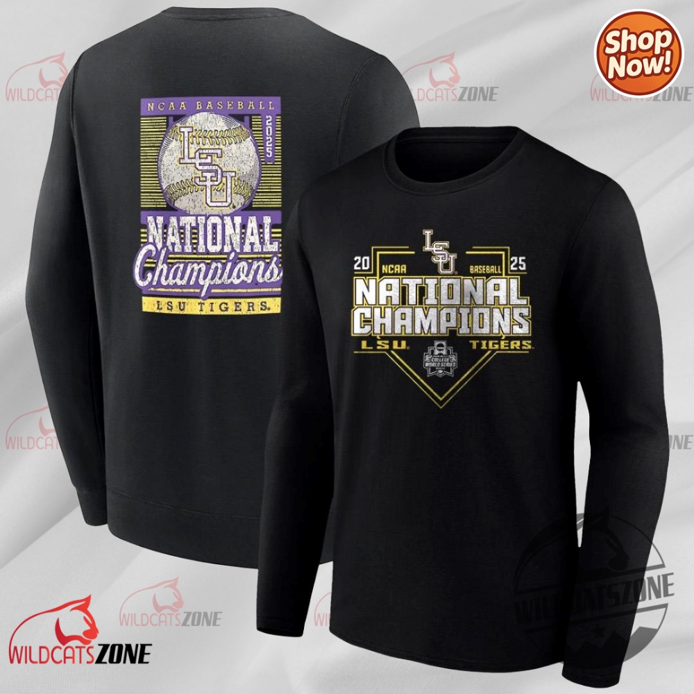 College Baseball Lsu Tigers 2025 Ncaa Champions Baseball Field 2 Sided Shirt Hoodie Sweatshirt 6 College Baseball LSU Tigers 2025 NCAA Champions Baseball Field 2 Sided Shirt Hoodie Sweatshirt