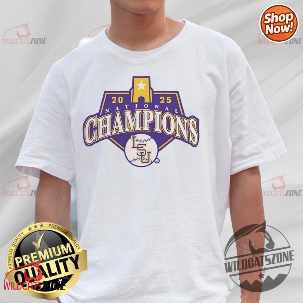 11 Must-Have Graphic Tees & Hoodies for Sports Fans, Sneakerheads, and Vintage Lovers 3 College Baseball Official Lsu Tigers 2025 National Champions Logo T Shirt Hoodie Sweatshirt
