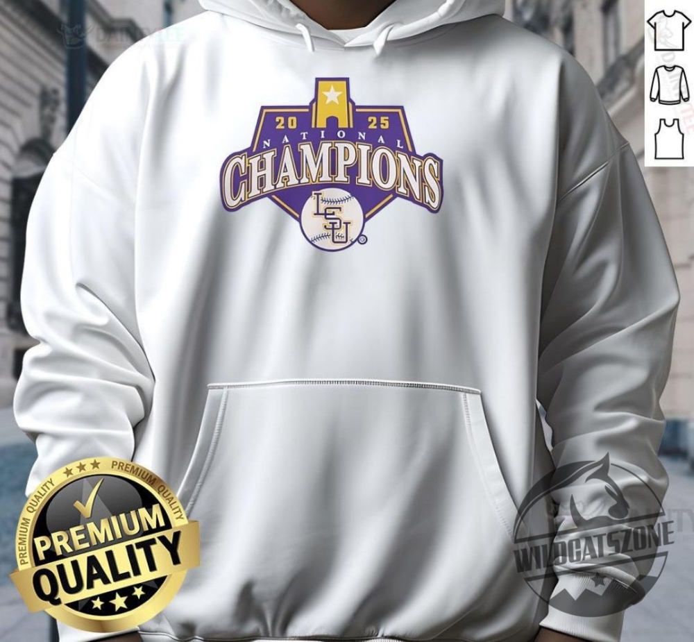 College Baseball Official Lsu Tigers 2025 National Champions Logo T Shirt Hoodie Sweatshirt 4 College Baseball Official LSU Tigers 2025 National Champions Logo T Shirt Hoodie Sweatshirt