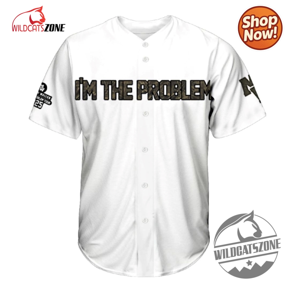 Morgan Wallen Im The Problem Wisconsin Badgers Jersey Baseball Shirt 4 Morgan Wallen Im The Problem Wisconsin Badgers Jersey Baseball Shirt