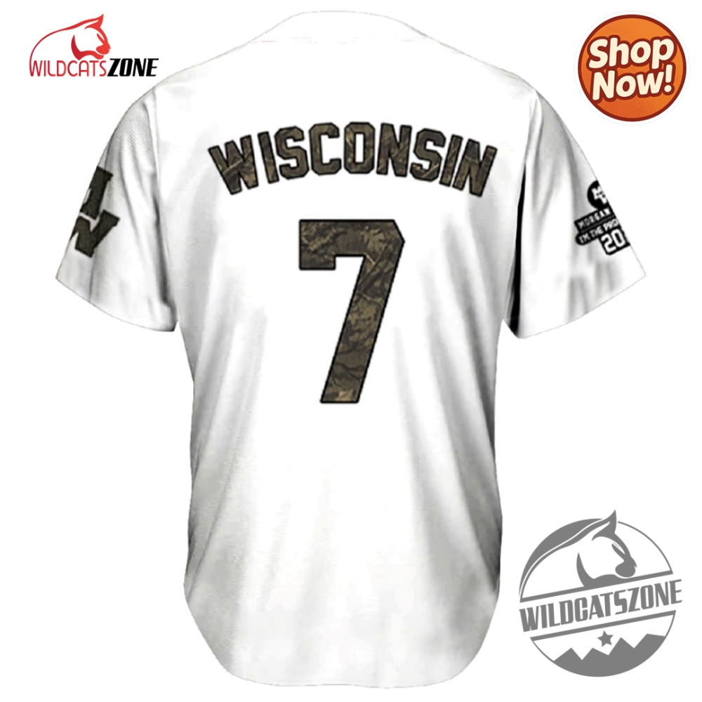 Morgan Wallen Im The Problem Wisconsin Badgers Jersey Baseball Shirt 5 Morgan Wallen Im The Problem Wisconsin Badgers Jersey Baseball Shirt