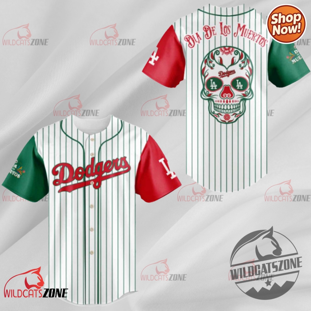 Los Angeles Dodgers X Dia De Los Muertor 2025 Jersey Baseball Shirt