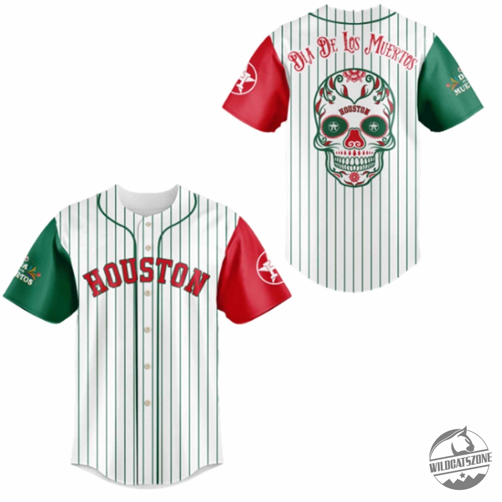 Houston Astros X Dia De Los Muertor 2025 Jersey Baseball Shirt