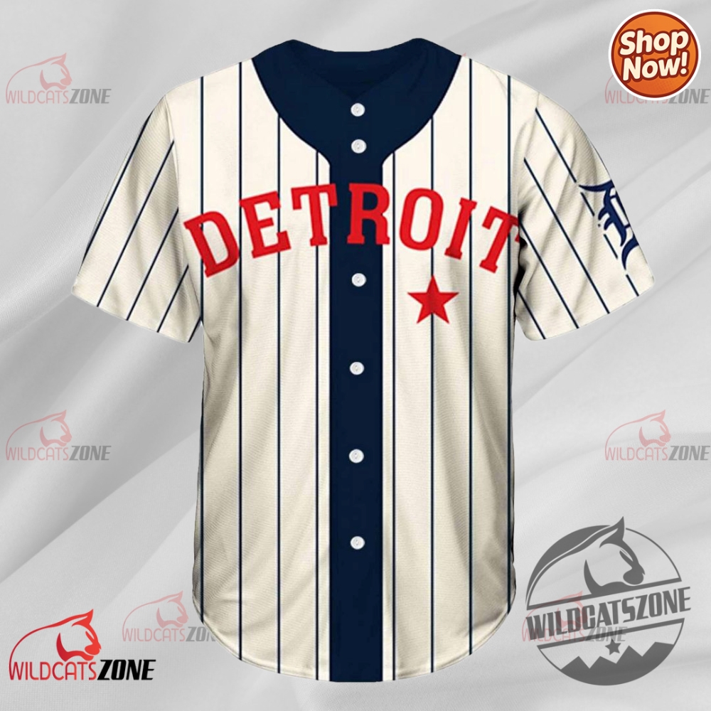 2025 Detroit Tigers Black In Baseball Jersey Giveaway Baseball Shirt