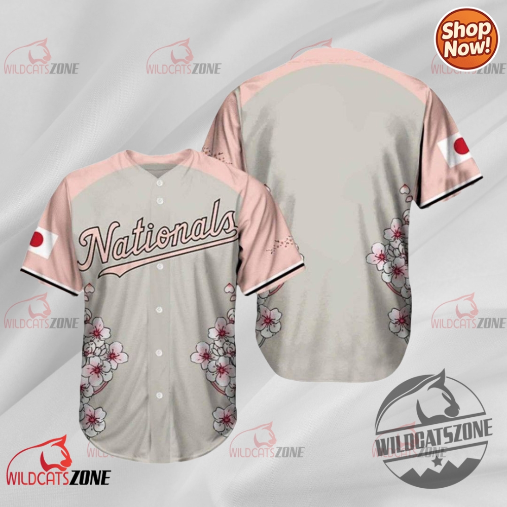 Nationals Japanese Heritage Night Jersey 2025 Baseball Shirt