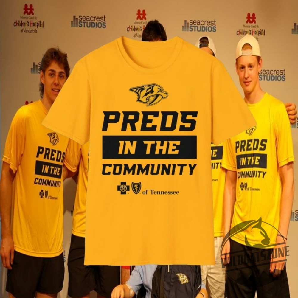 Trending Tees & Tour Looks: From Beyoncé's Cowboy Carter to Fourth of July Favorites 4 Nashville Predators Preds In The Community 3D Shirt Men Women