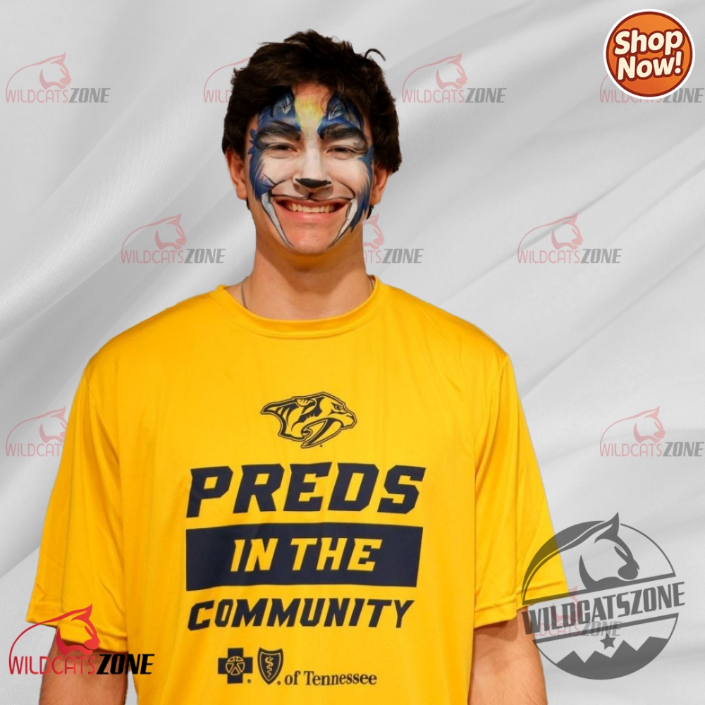 Nashville Predators Preds In The Community 3D Shirt Men Women 3 Nashville Predators preds in the community 3D shirt men women