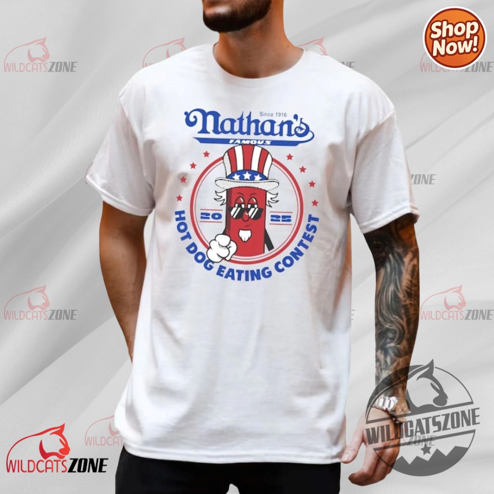 Nathans Hot Dog Eating Contest Shirt Men Women 7 Nathans hot dog eating contest shirt Men Women