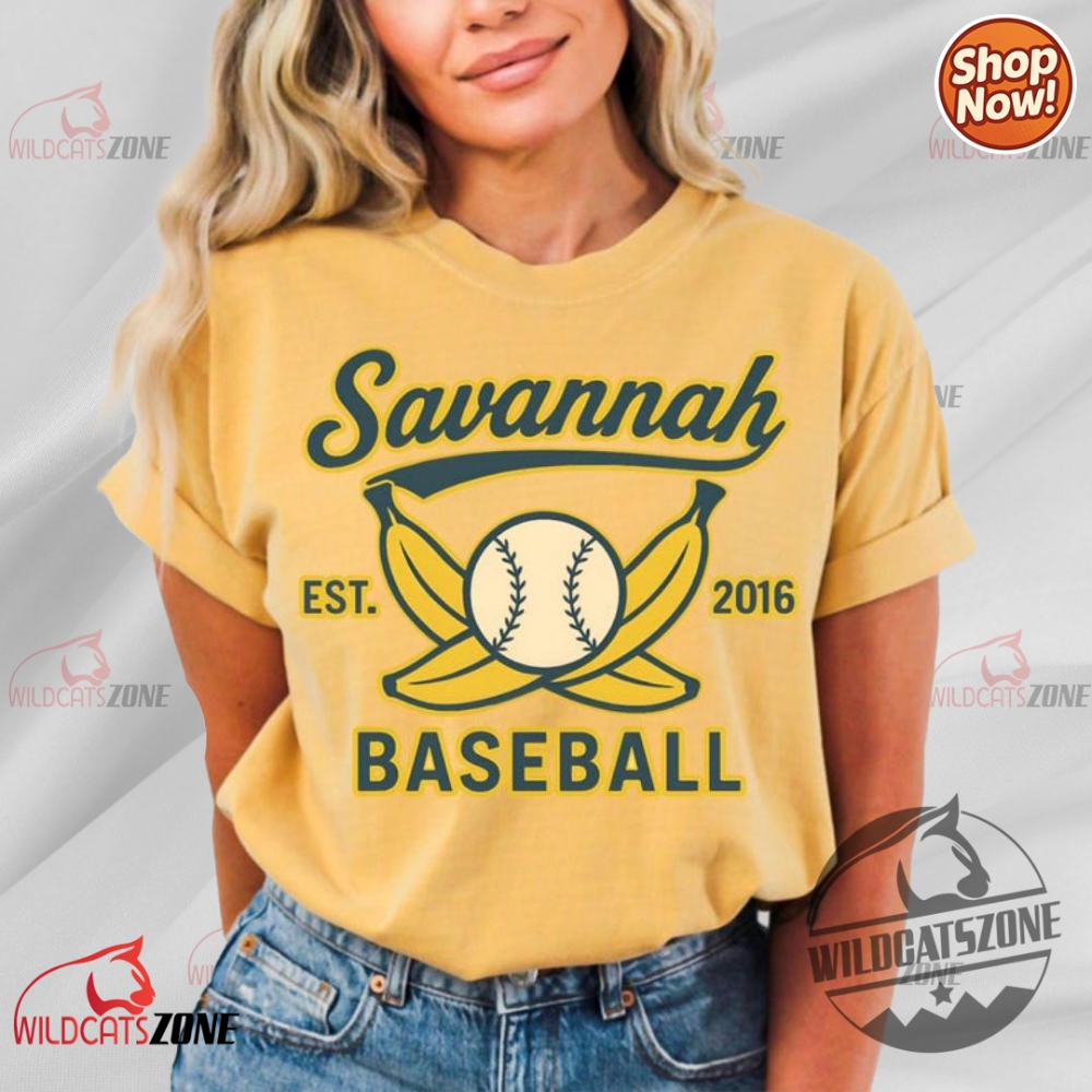 Slammin’ Summer Gear: Joey Chestnut, Savannah Bananas, Mark Briscoe & More Fan-Favorite Shirts and Hoodies 6 Womens Savannah Bananas Shirt Hoodie Sweatshirt