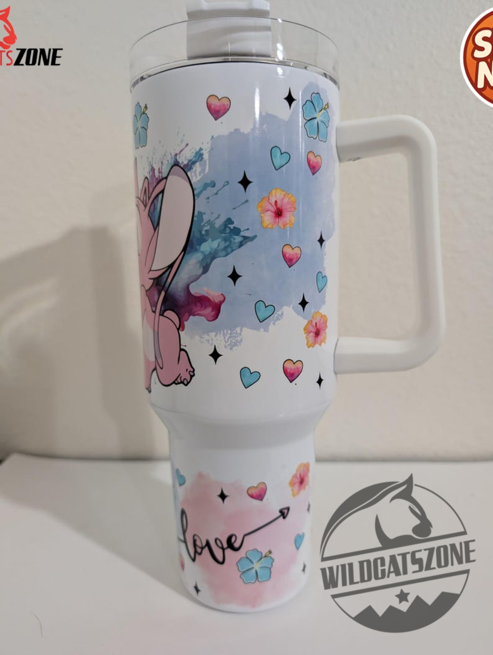 Stitch Stanley Tumbler With Handle For Sale Gift For Him Gift For Him 4 Stitch Stanley Tumbler with handle for sale gift for him gift for him