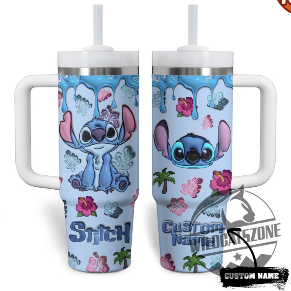 Cutest Cups Ever: Stitch & Barbie Stanley Tumblers Make the Perfect Gifts for Everyone 4 Stitch Stanley Cup For Sale Stitch And Lilo Tumbler Gift For Men Women