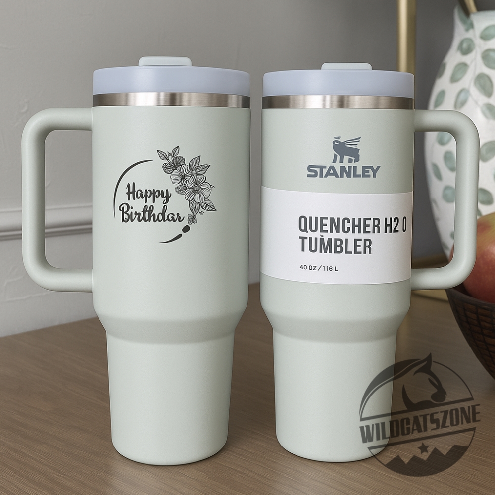 Personalized Stanley Tumbler With Handle Gift For Mom Dad 5 Personalized Stanley Tumbler with Handle gift for mom dad