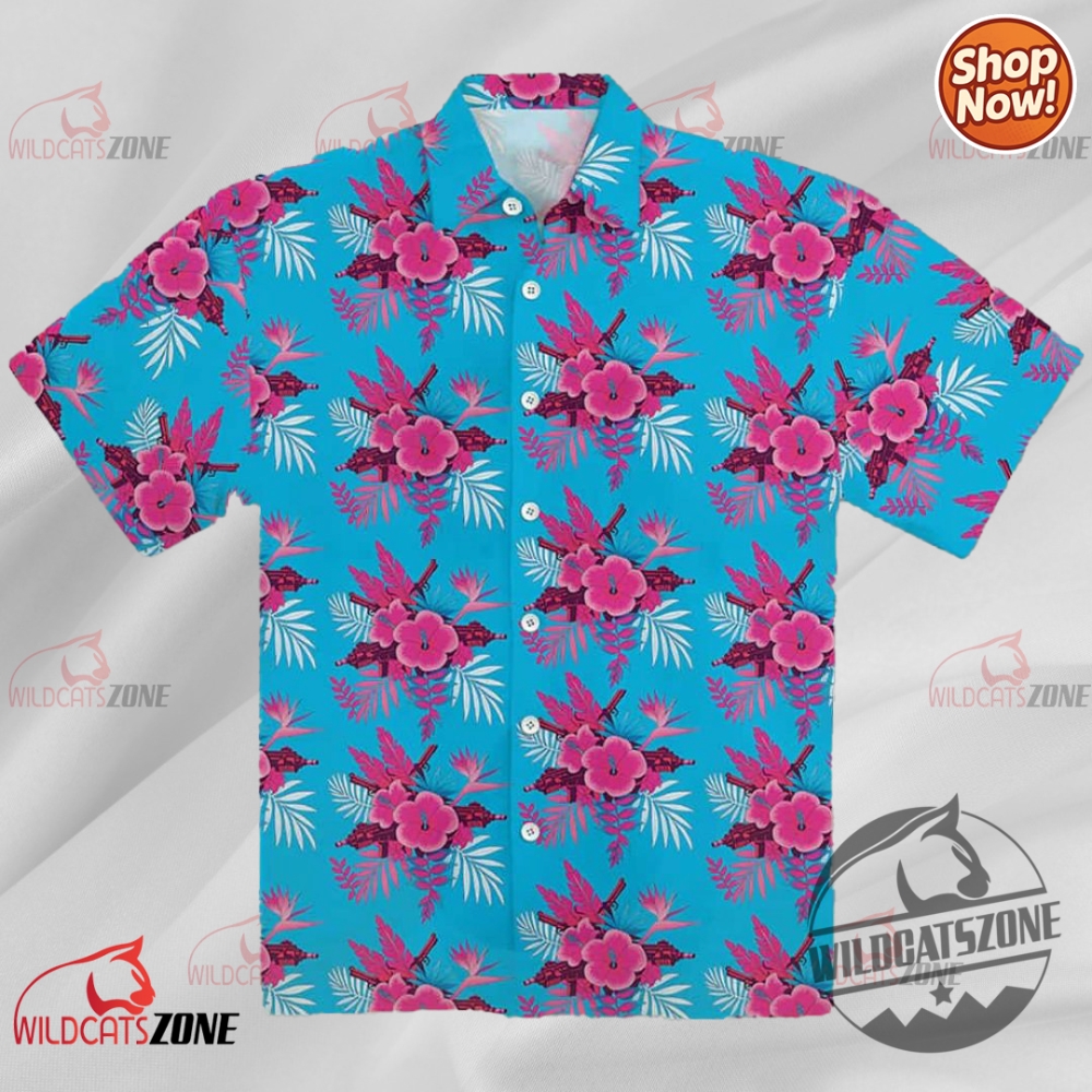 Bold Prints & Hot Takes: 2025 Drop of Statement Shirts, Heritage Jerseys & Satirical Streetwear 6 Hibiscus Ready Or Not Hawaiian Shirt Men Women Button Up Shirts