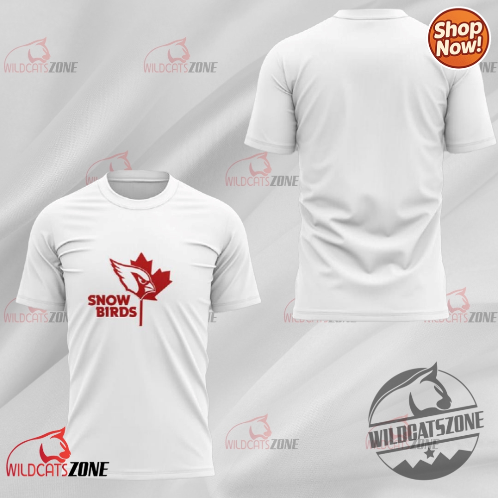 Bold Prints & Hot Takes: 2025 Drop of Statement Shirts, Heritage Jerseys & Satirical Streetwear 13 Arizona Cardinals Snow Birds Shirt 2025 Men Women